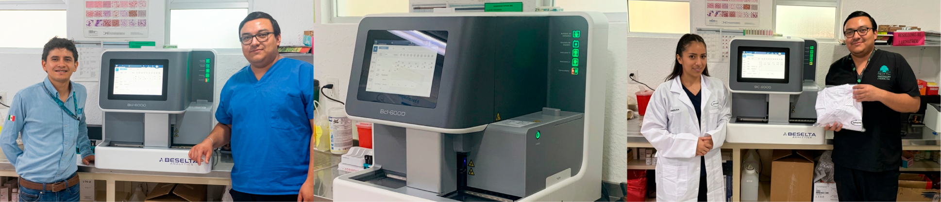 Instalación del analizador BCL-6000 en San Luis Potosí