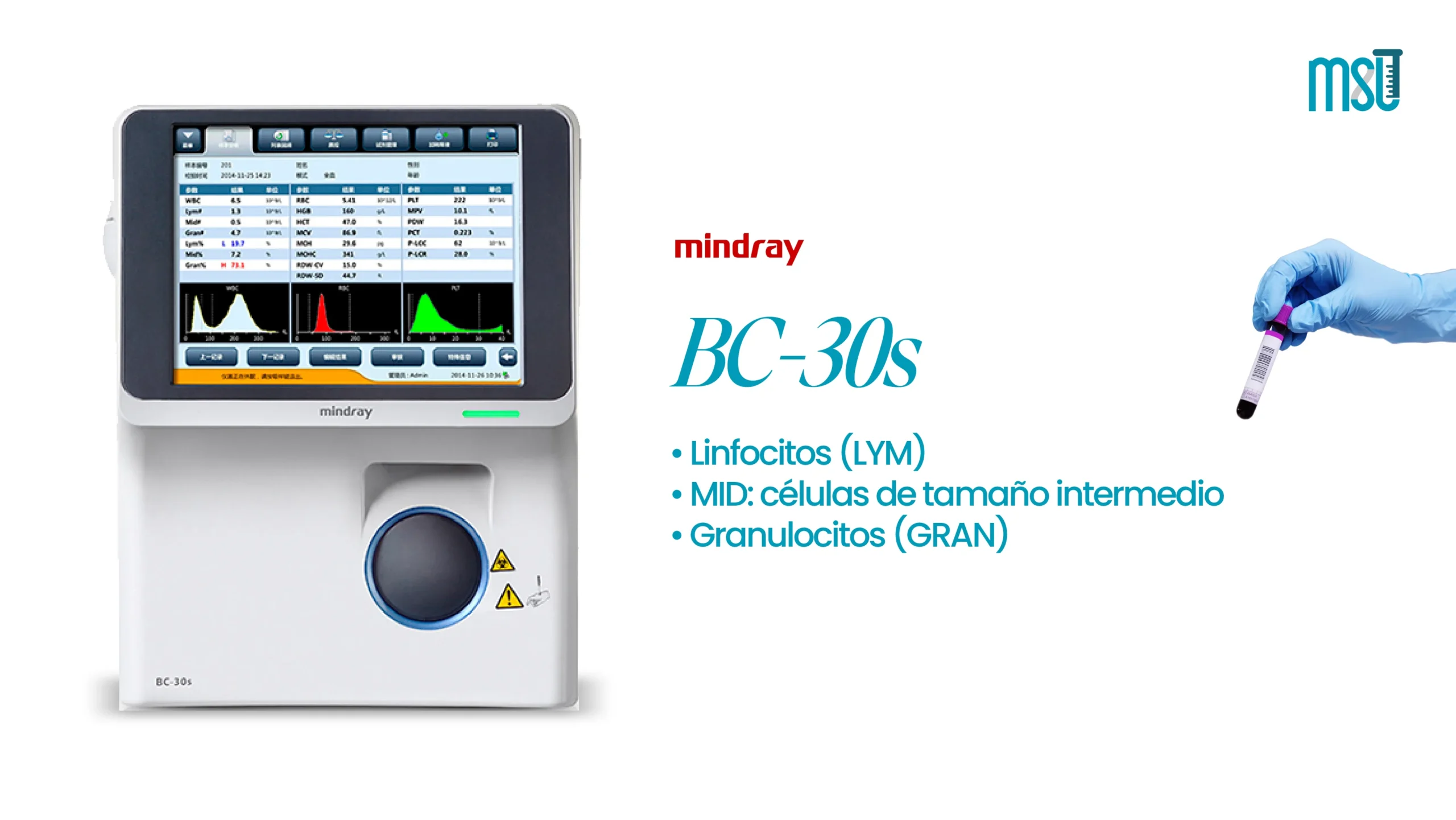 Analizador hematológico Mindray BC-30s