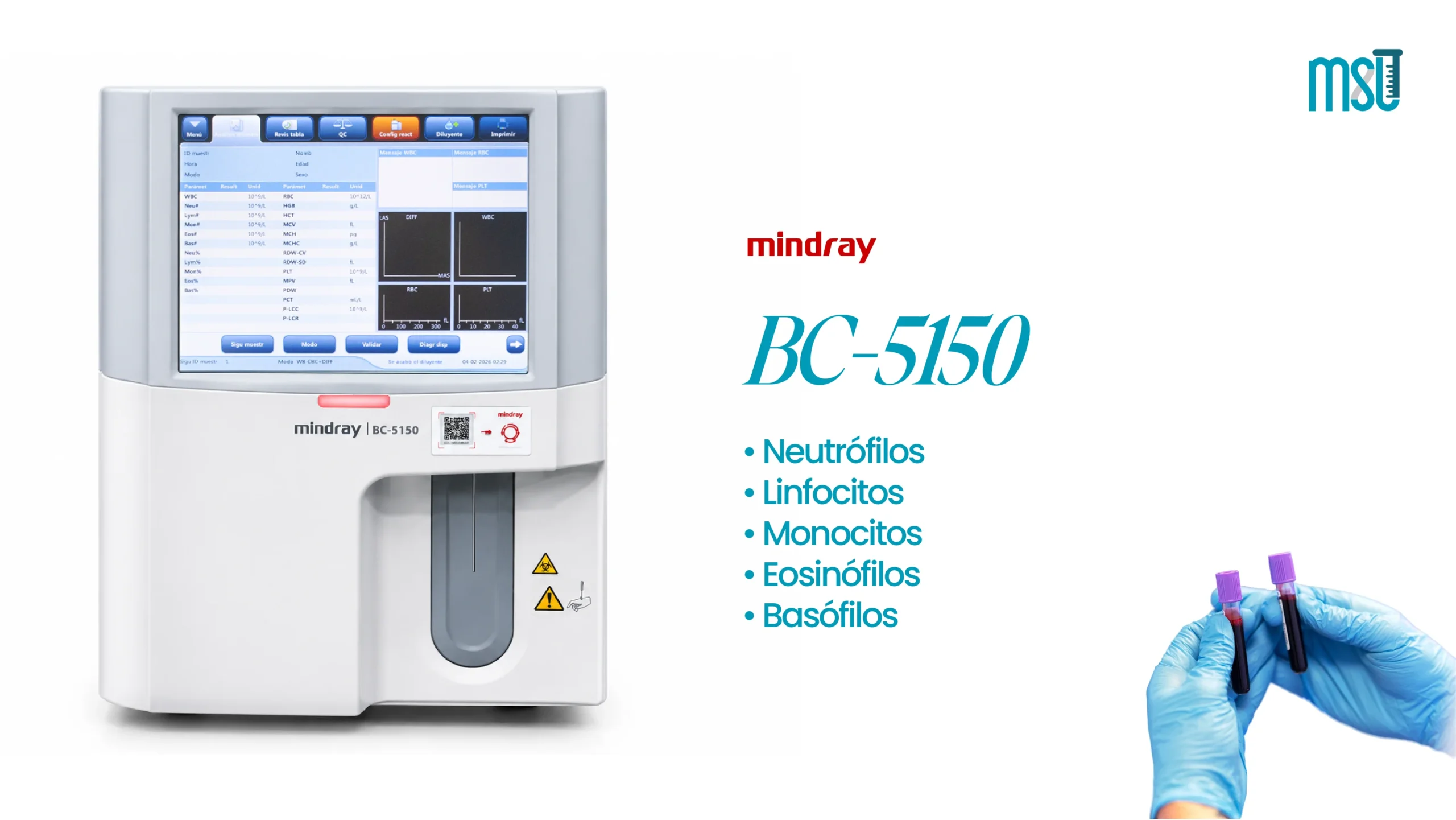 Analizador hematológico Mindray BC-5150
